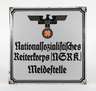 Emailleschild 3. Reich