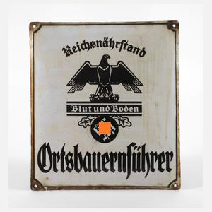 Emailleschild 3. Reich