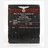 Emailleschild 3. Reich111