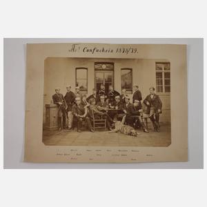 Konvolut Fotos Burschenschaften und König Ludwig