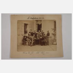 Konvolut Fotos Burschenschaften und König Ludwig