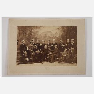Konvolut Fotos Burschenschaften und König Ludwig