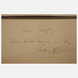 Konvolut Fotos Burschenschaften und König Ludwig