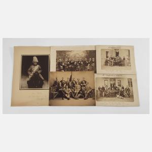 Konvolut Fotos Burschenschaften und König Ludwig
