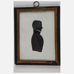 Vier studentische Schattenrissbilder