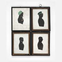 Vier studentische Schattenrissbilder111