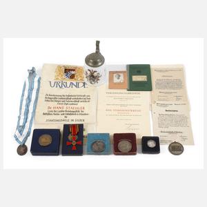 Medaillen- und Ordensnachlass BRD