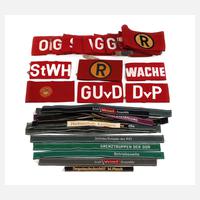 Konvolut Ärmelbinden und Ärmelstreifen NVA111