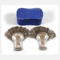 Paar Epauletten Italien, Silber111