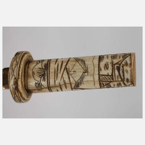 Knochen-Wakizashi Japan