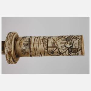 Knochen-Wakizashi Japan