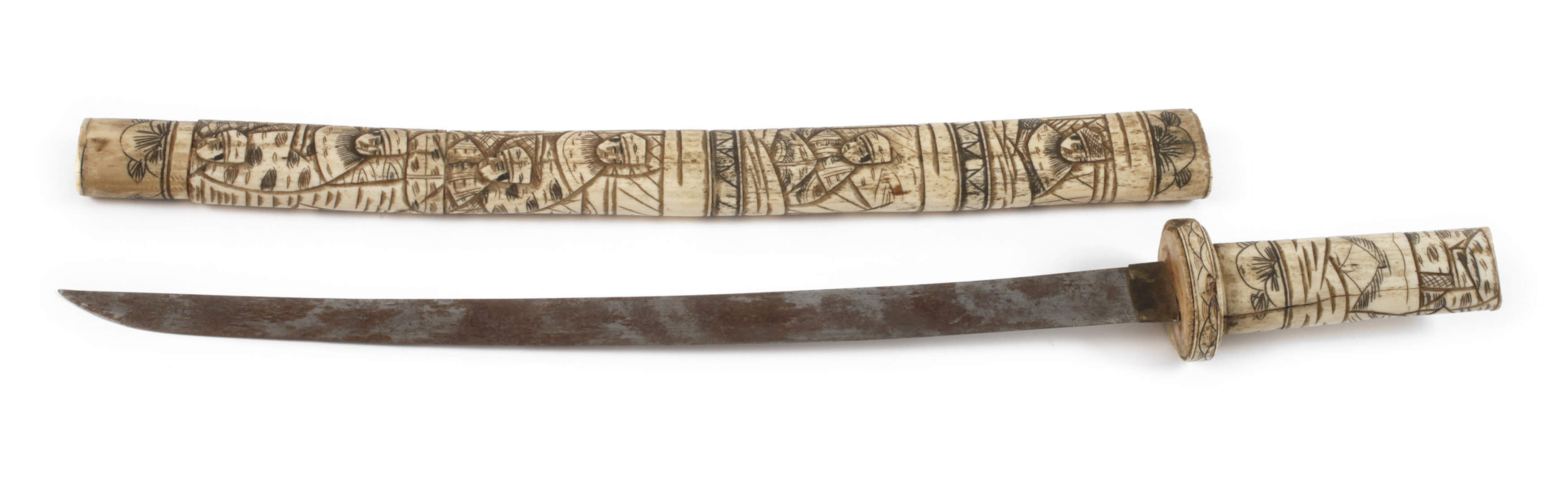 Knochen-Wakizashi Japan