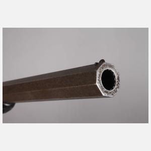 Perkussionspistole mit Damastlauf