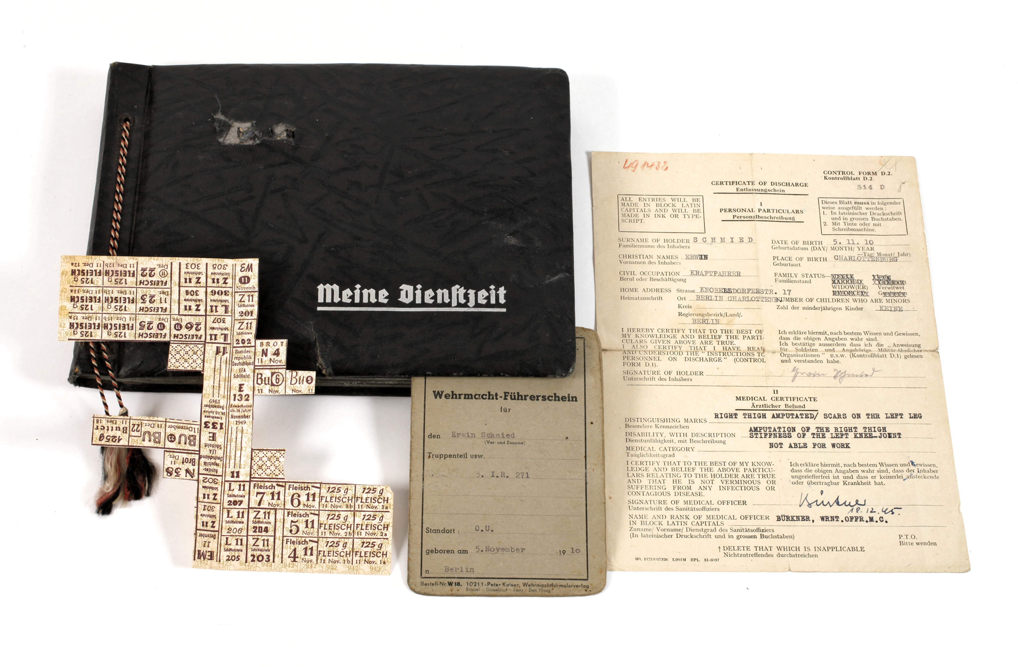 Dienstzeitfotoalbum 2. Weltkrieg