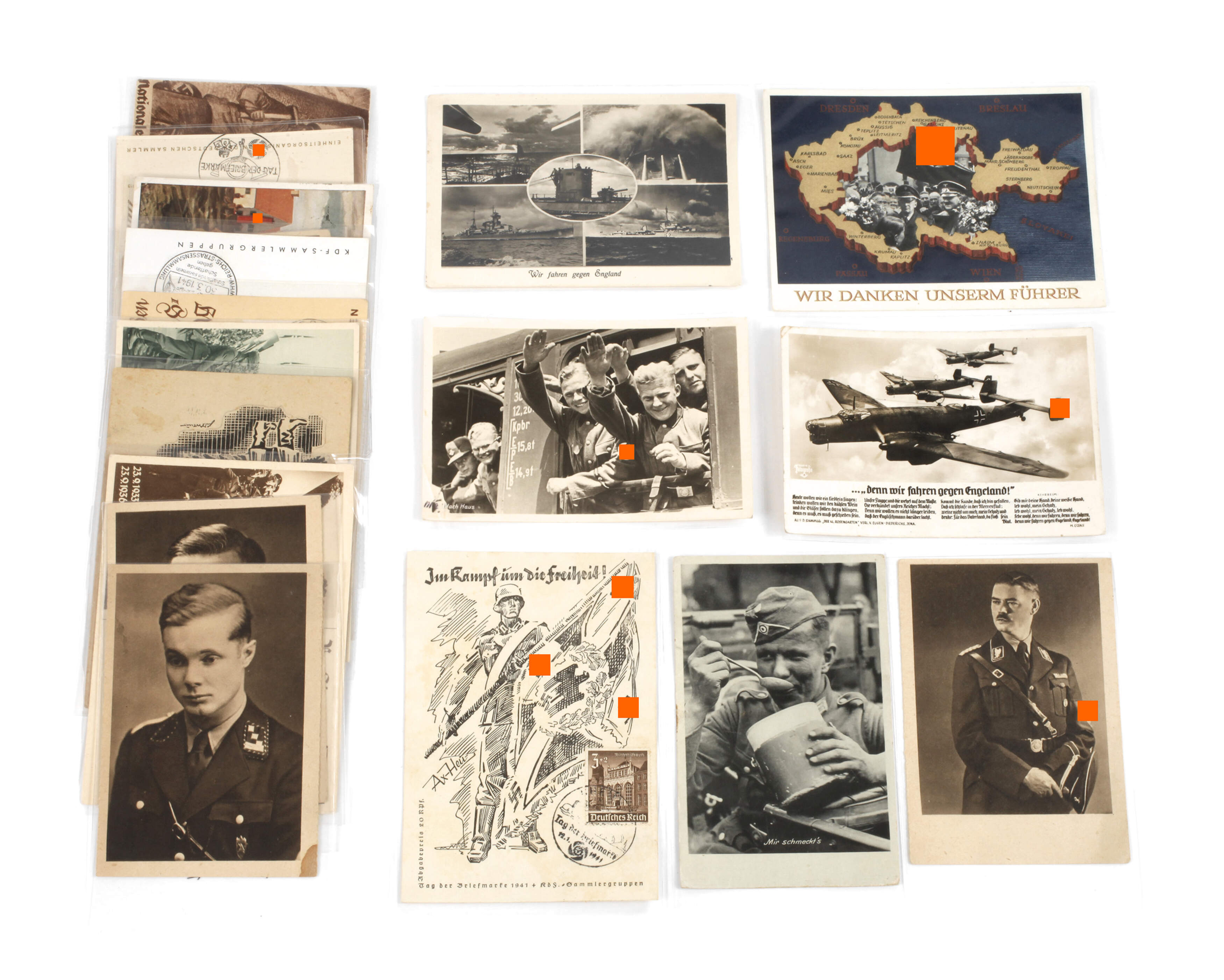 Konvolut Propagandapostkarten 3. Reich