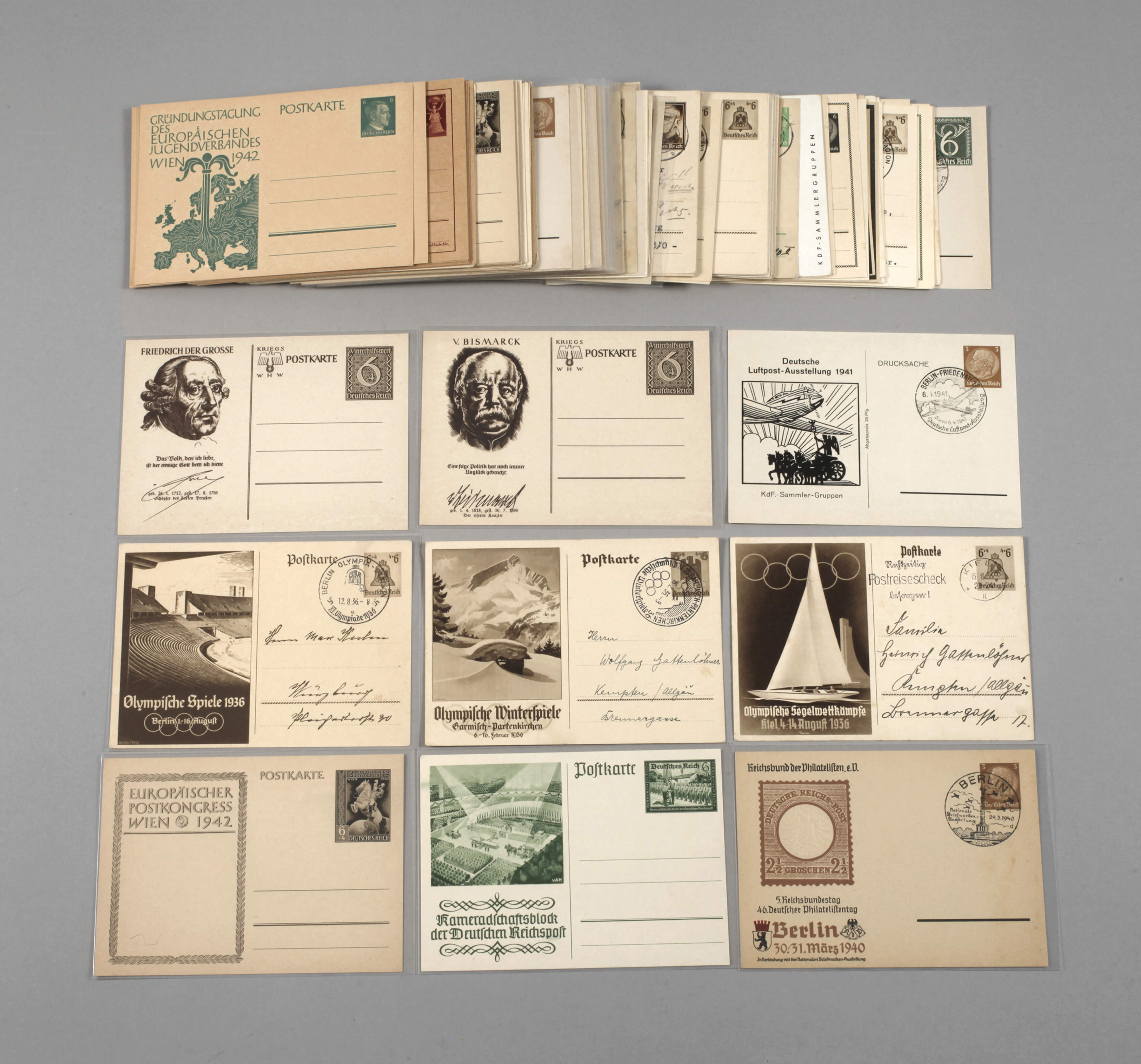 Konvolut Ganzsachen 3. Reich