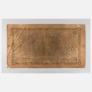 Große Samtdecke Jugendstil