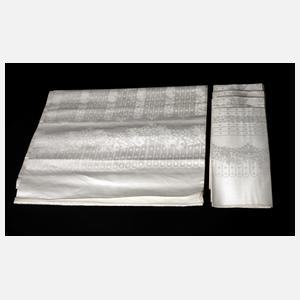 Große Tafelgarnitur Rosendekor