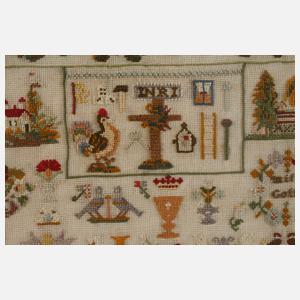 Großes Stickbild 1873