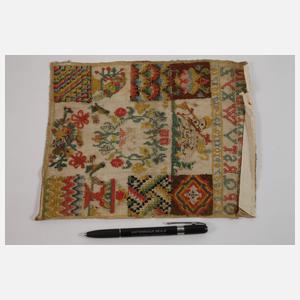 Stickmustertuch 1741