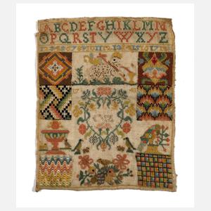 Stickmustertuch 1741