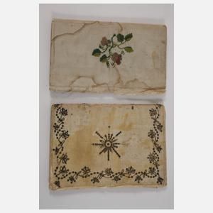 Konvolut handbestickte Taschen