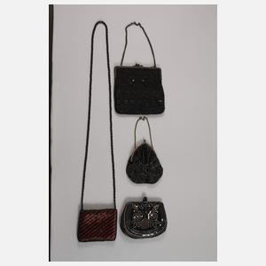 Konvolut Perltaschen