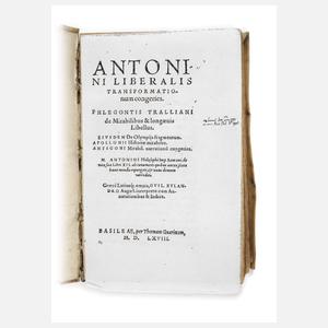 Antonini Liberalis 1568