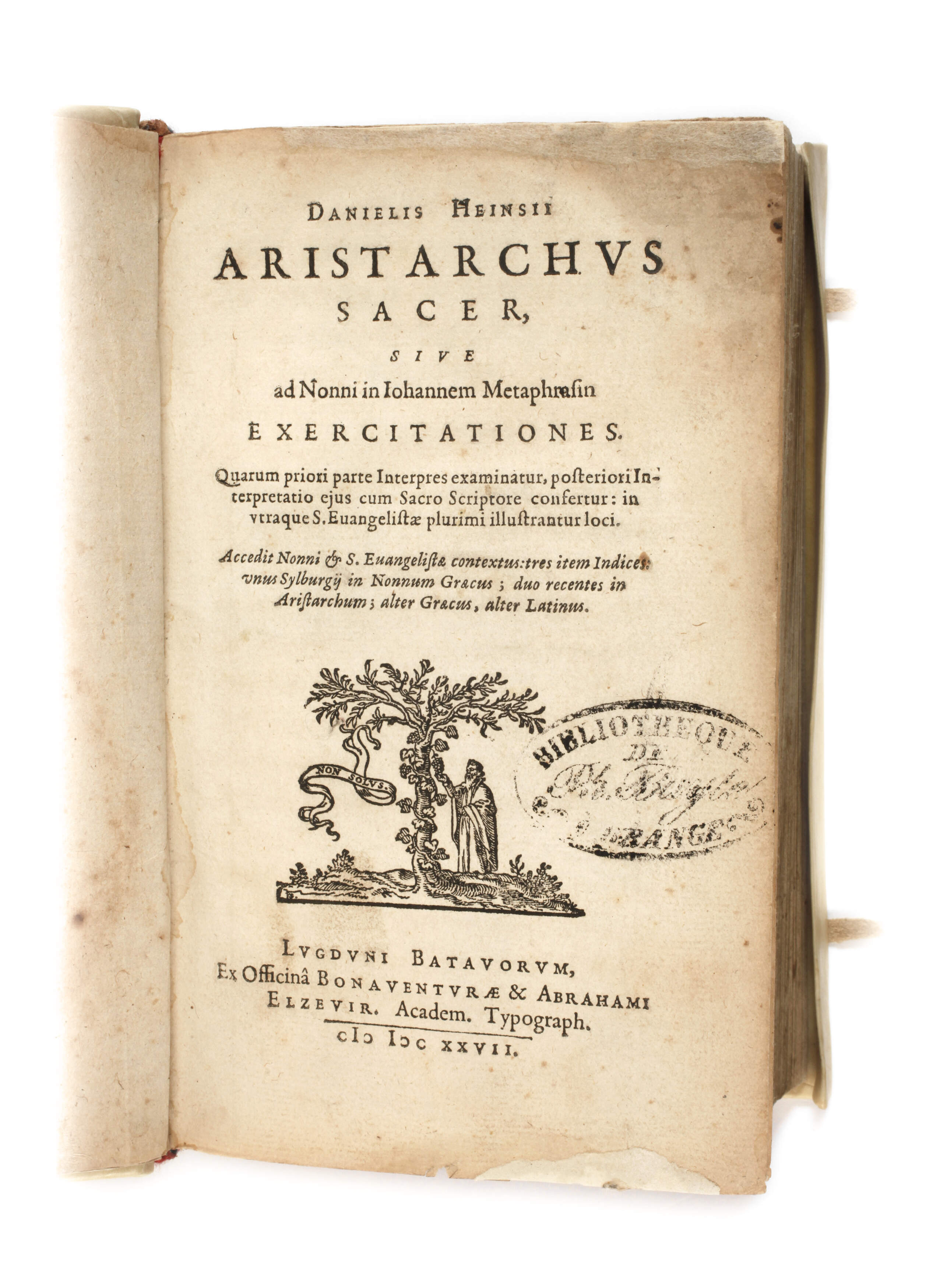 Danielis Heinsii Aristarchus Sacer 1627