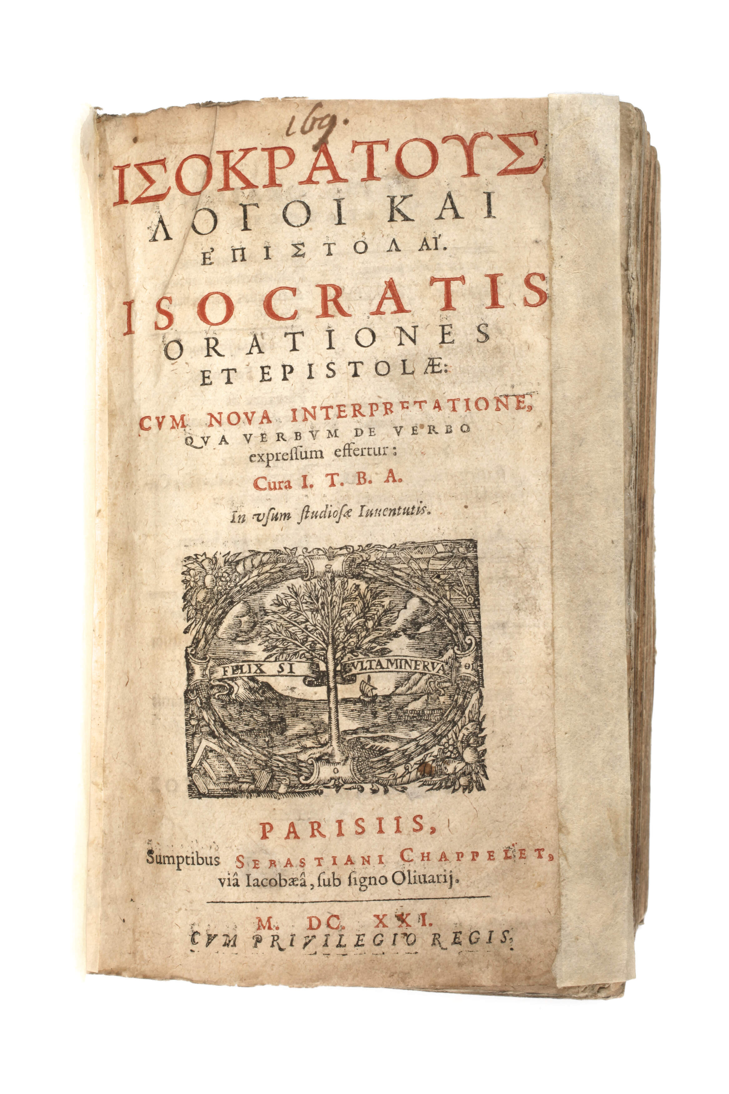 Isokrates Werke 1621