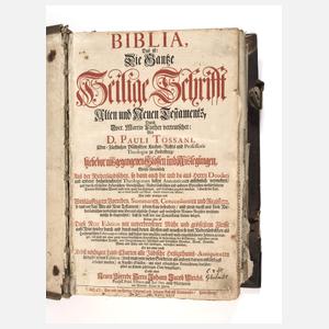 Tossanus Bibel 1729
