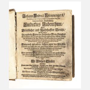 Eisenmengers Entdecktes Judenthum