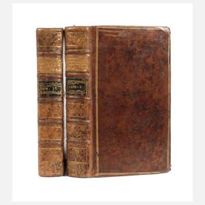 Zwei Bände Eroberung von Peru