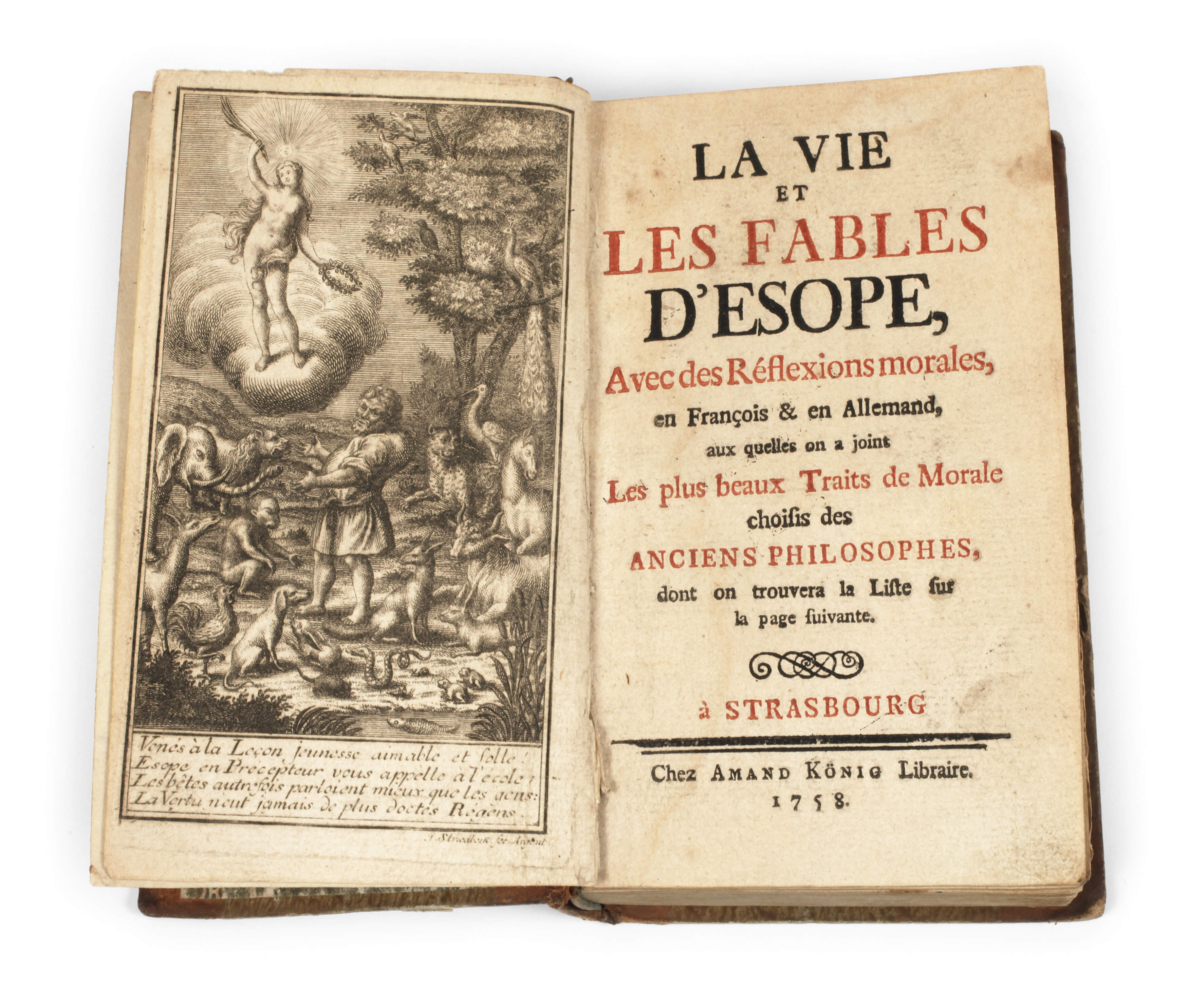 La Vie et Les Fables d'Esope 1758