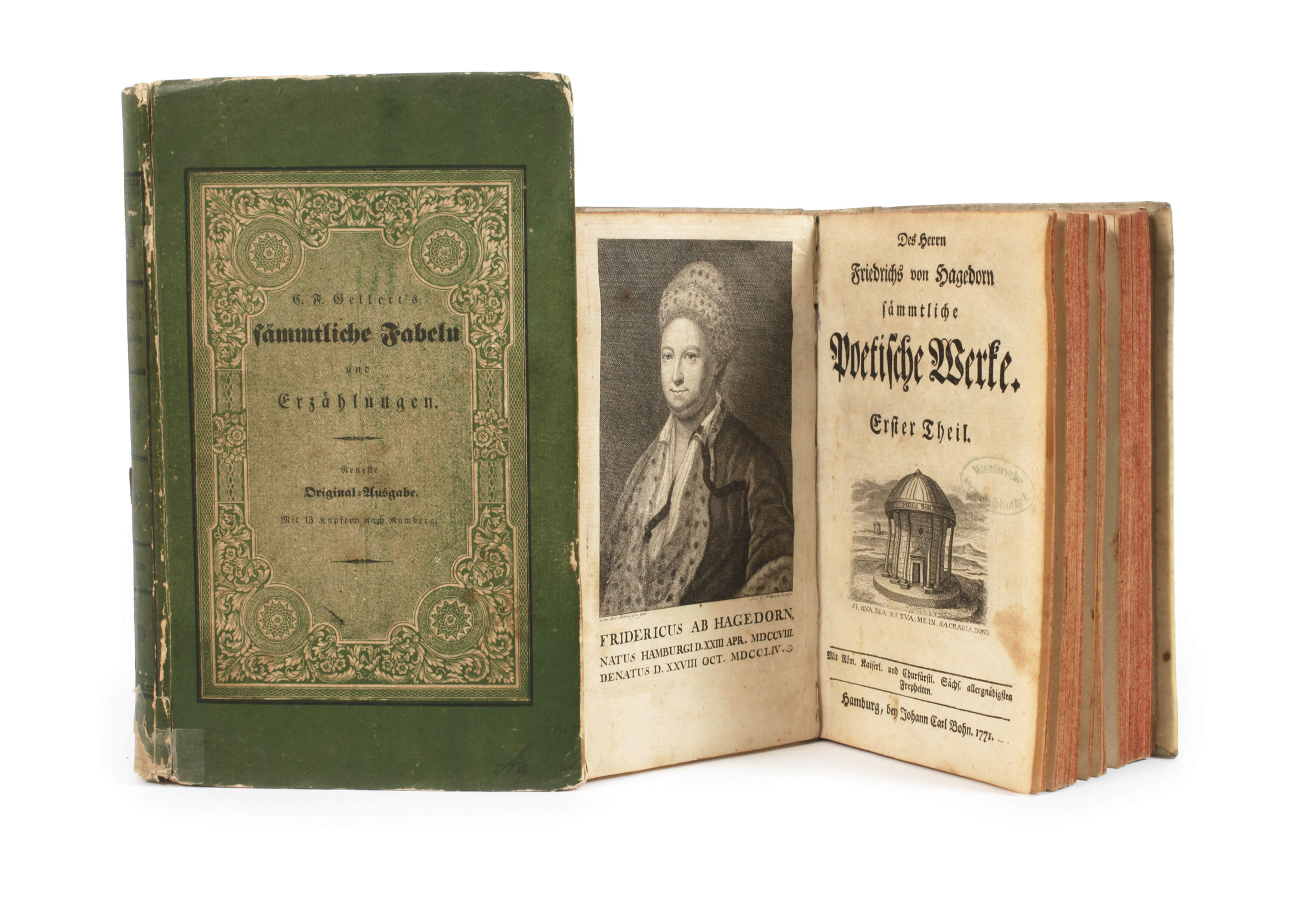 Zwei Bücher Fabeln und Gedichte