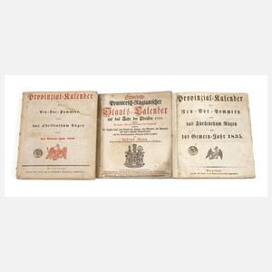 Drei Kalender Rügen