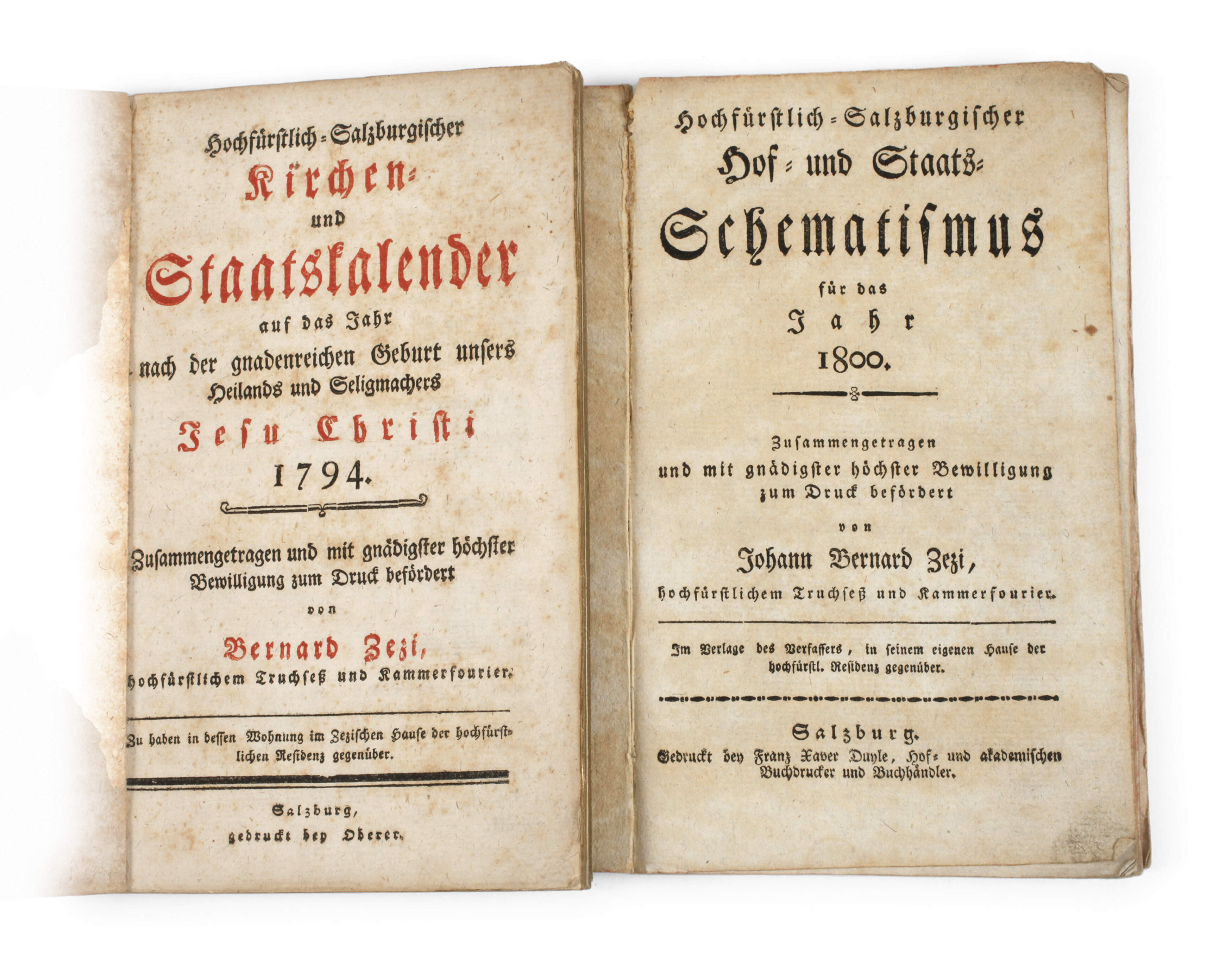 Zwei Kalender Salzburg