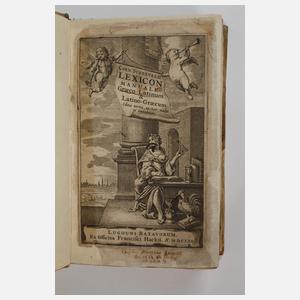 Vier alte Wörterbücher