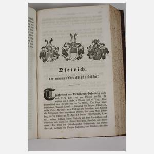 Zwei Bände Würzburger Chronik