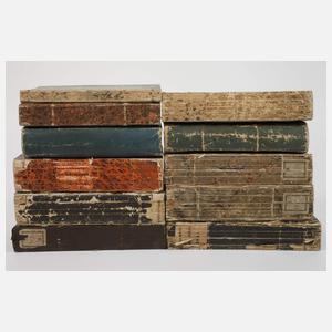 Sammlung elf Staatskalender Mecklenburg