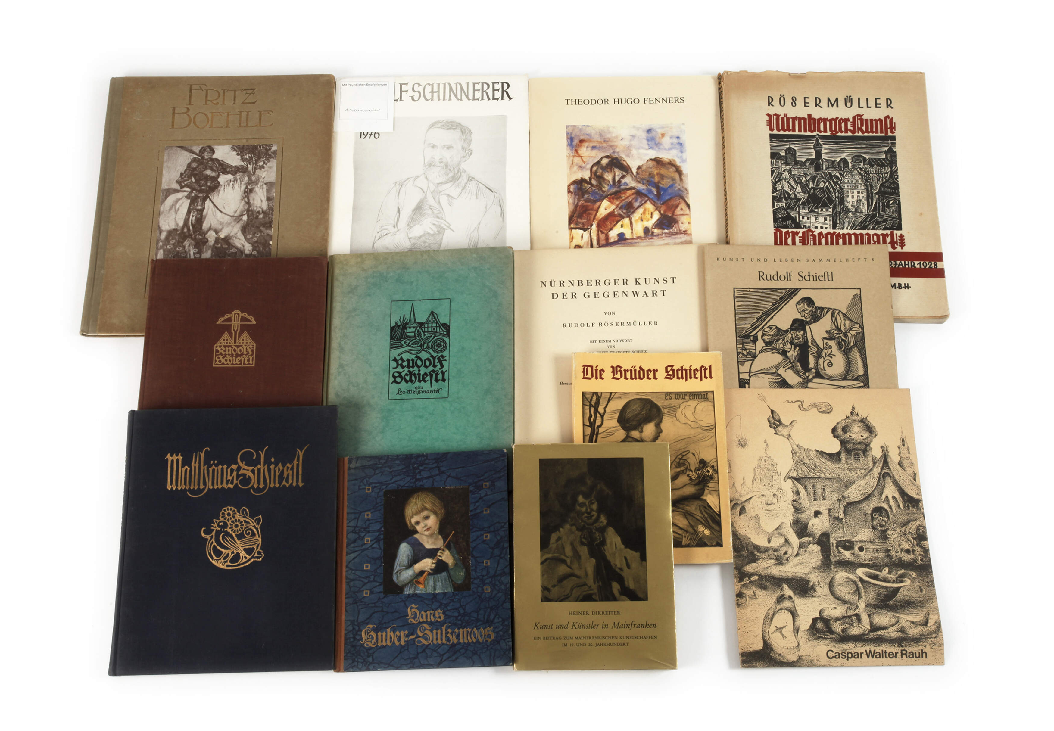 Konvolut fränkische Künstler und andere