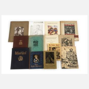 Konvolut fränkische Künstler und andere