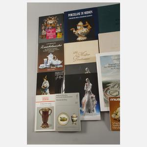 Konvolut Fachbücher Porzellan Meissen