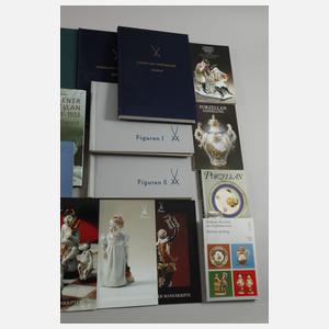 Konvolut Fachbücher Porzellan Meissen