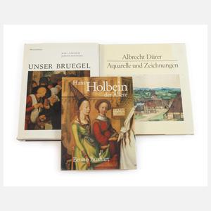Drei Bücher Künstlerliteratur