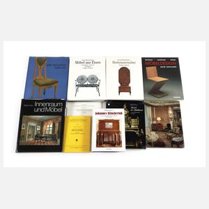 Konvolut Fachliteratur Möbel