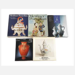 Konvolut Fachliteratur Meissen