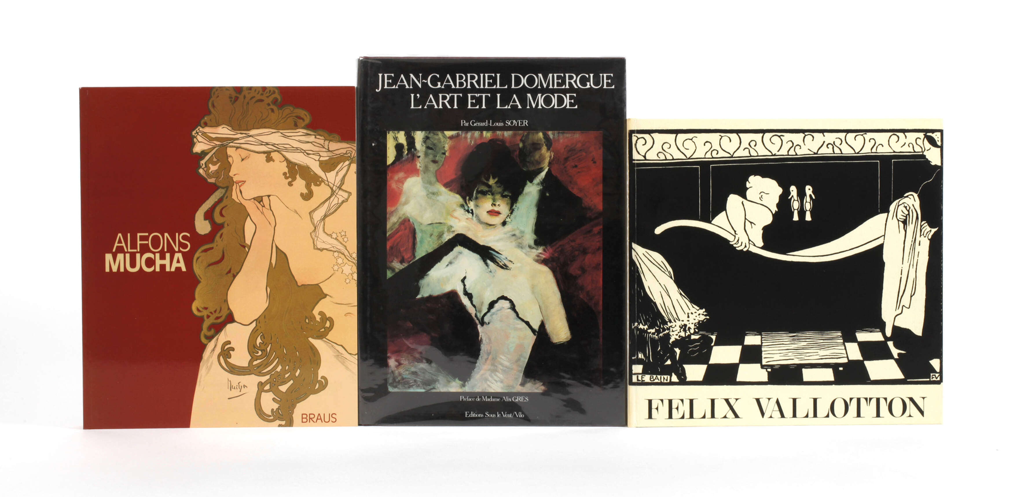 Drei Fachbücher Jugendstil