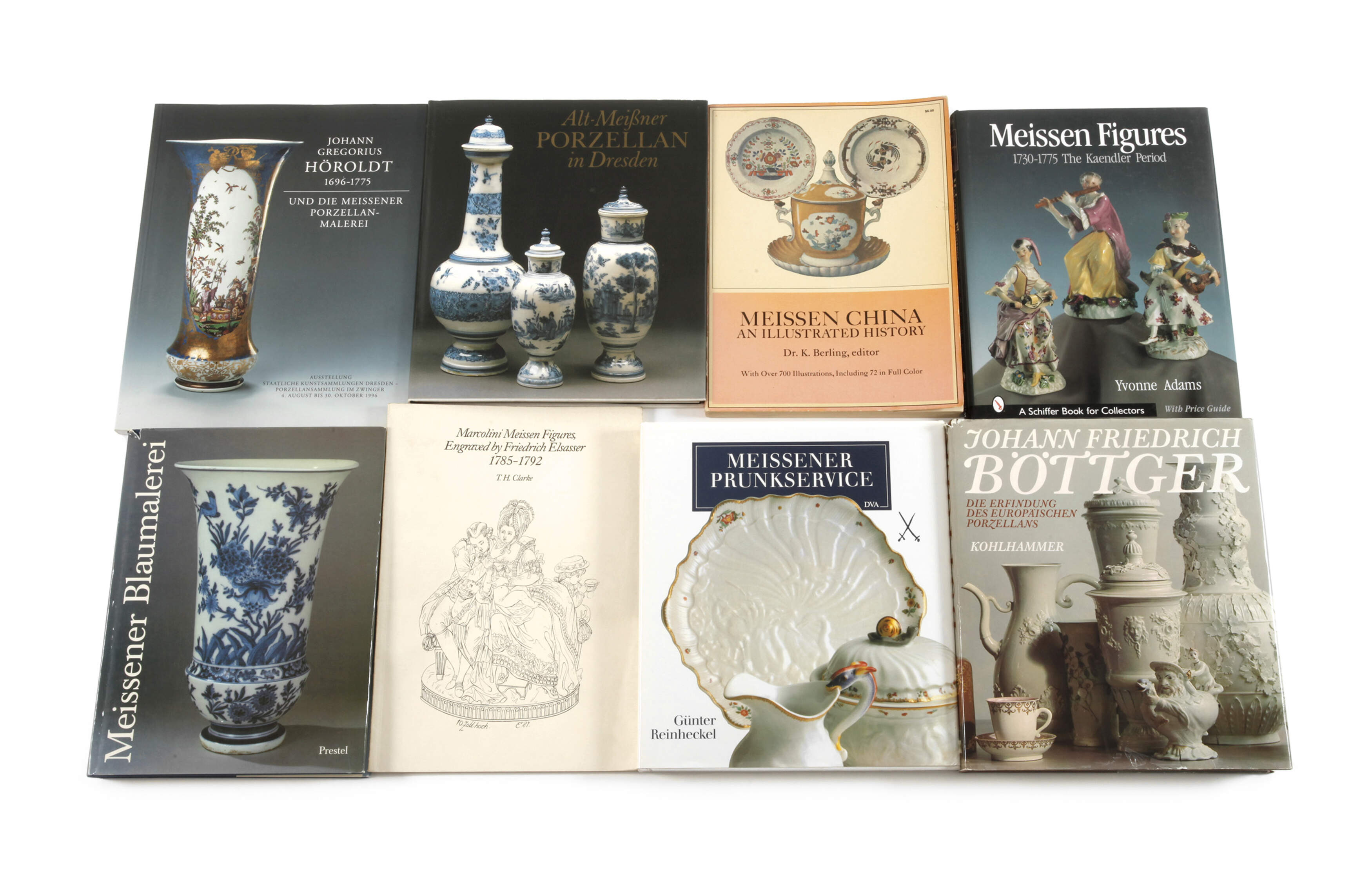 Konvolut Fachliteratur Meissener Porzellan
