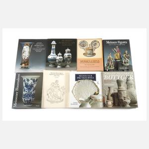 Konvolut Fachliteratur Meissener Porzellan